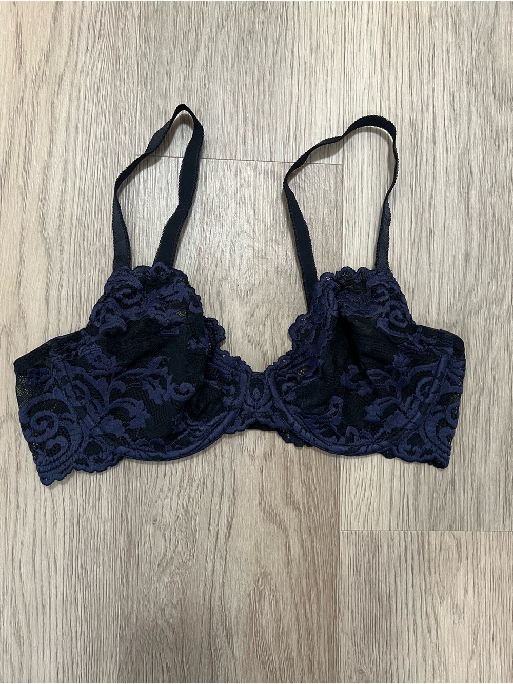 Wacoal Instant Icon® Underwire Bra Black Eclipse 851322 Size 36D